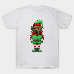 Rhodesian Ridgeback Christmas Elf T-Shirt